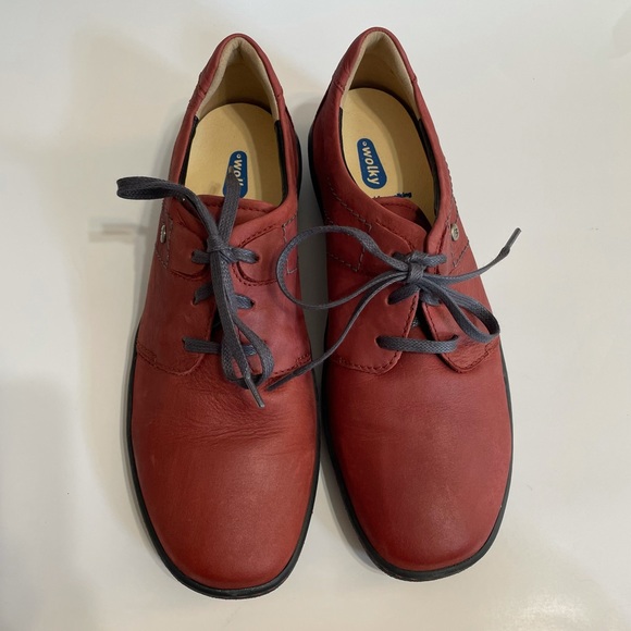 Wolky New Rhodos XW Oxblood Nepail Oiled 42 Red Shoes Leather Water Resitatant - Picture 2 of 11